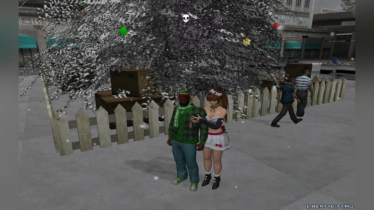 Сборник Рождественских скинов #3 / GTA San Andreas