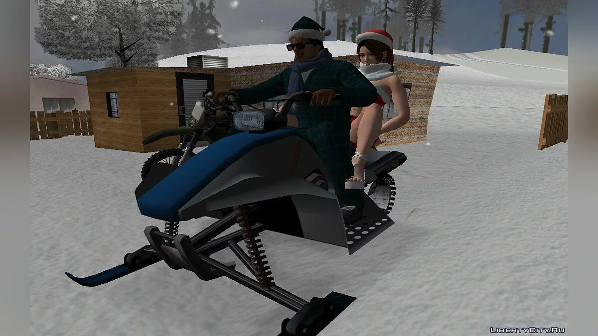 Сборник Рождественских скинов #3 / GTA San Andreas