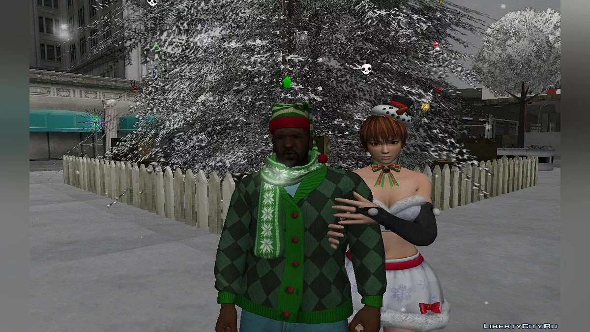 Сборник Рождественских скинов #3 / GTA San Andreas