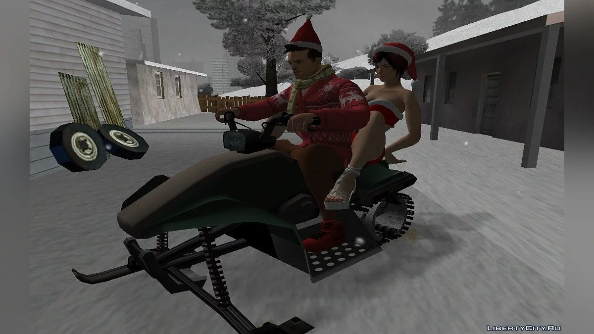 Сборник Рождественских скинов #3 / GTA San Andreas