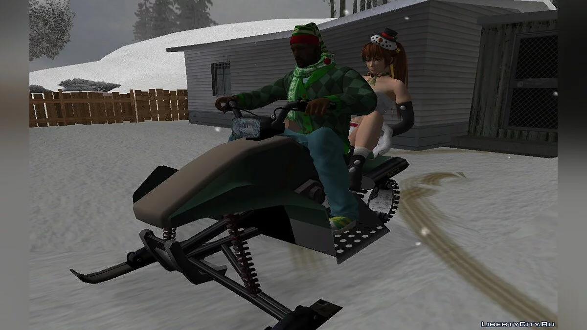 Сборник Рождественских скинов #3 / GTA San Andreas