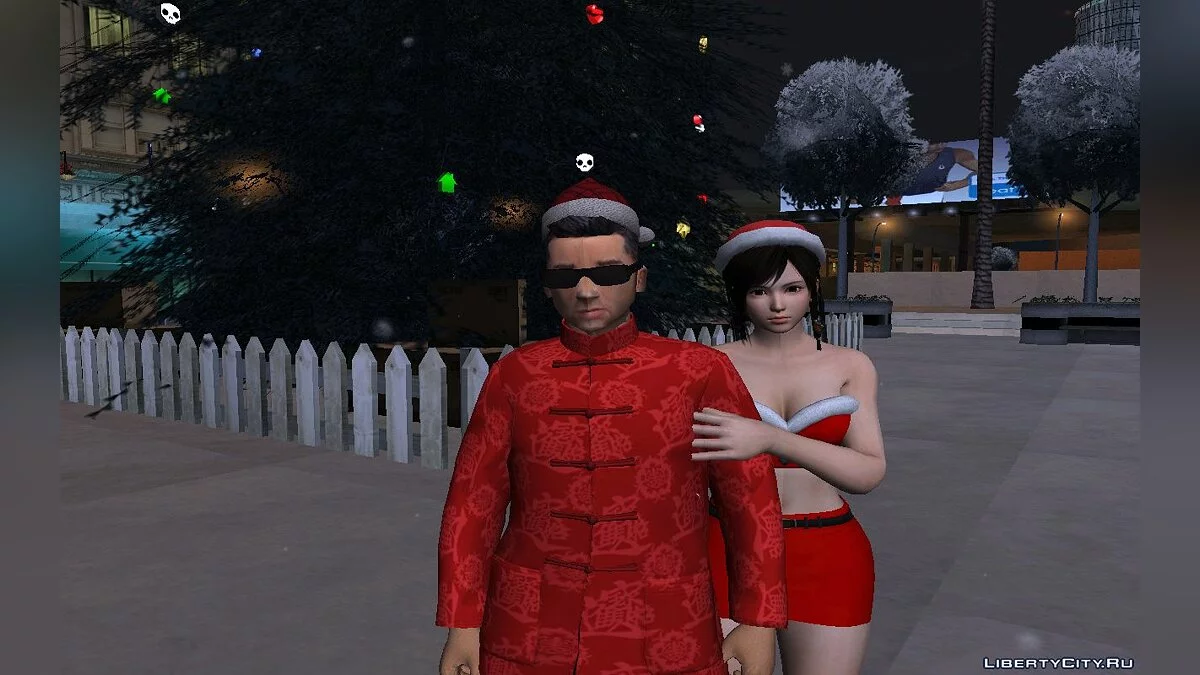 Сборник Рождественских скинов #3 / GTA San Andreas