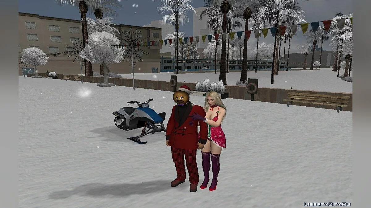 Сборник Рождественских скинов #3 / GTA San Andreas