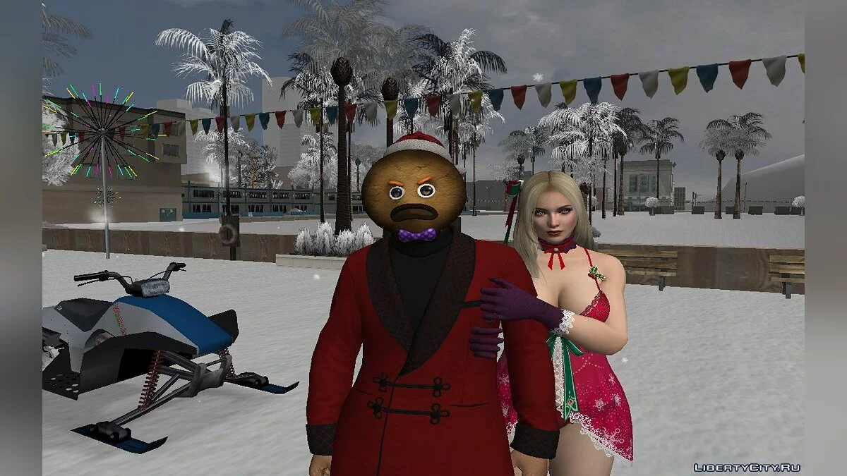 Сборник Рождественских скинов #3 / GTA San Andreas