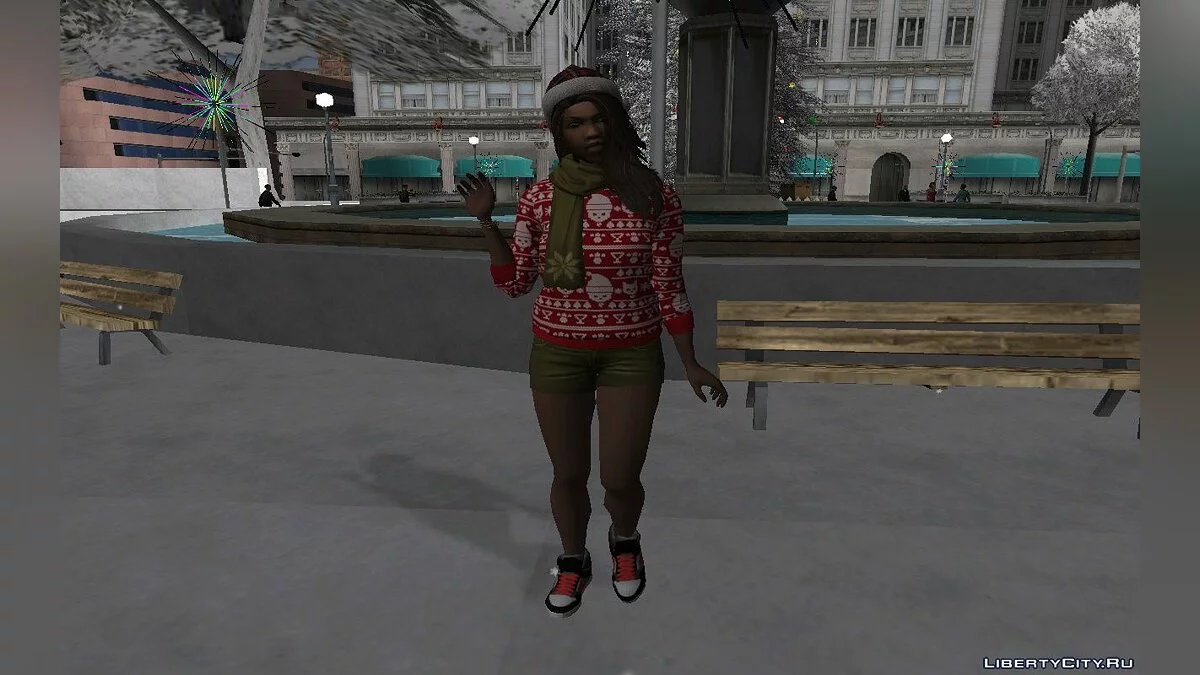 Сборник Рождественских скинов #3 / GTA San Andreas