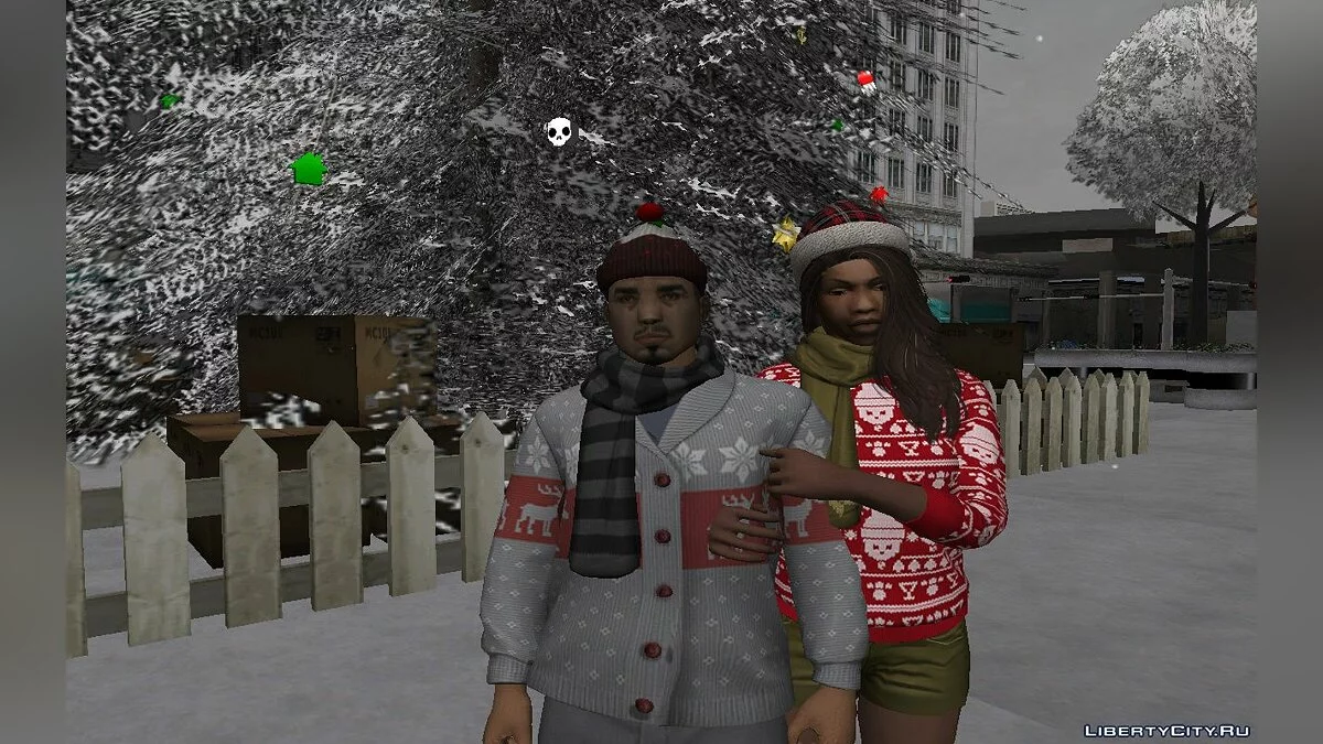 Сборник Рождественских скинов #3 / GTA San Andreas