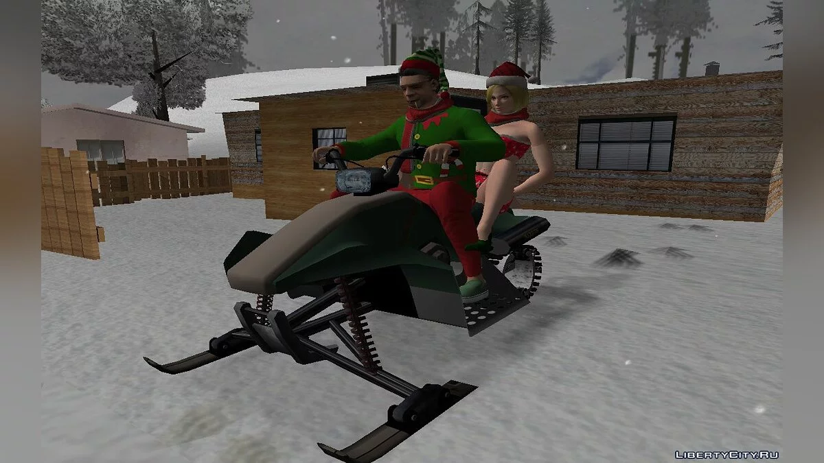 Сборник Рождественских скинов #3 / GTA San Andreas