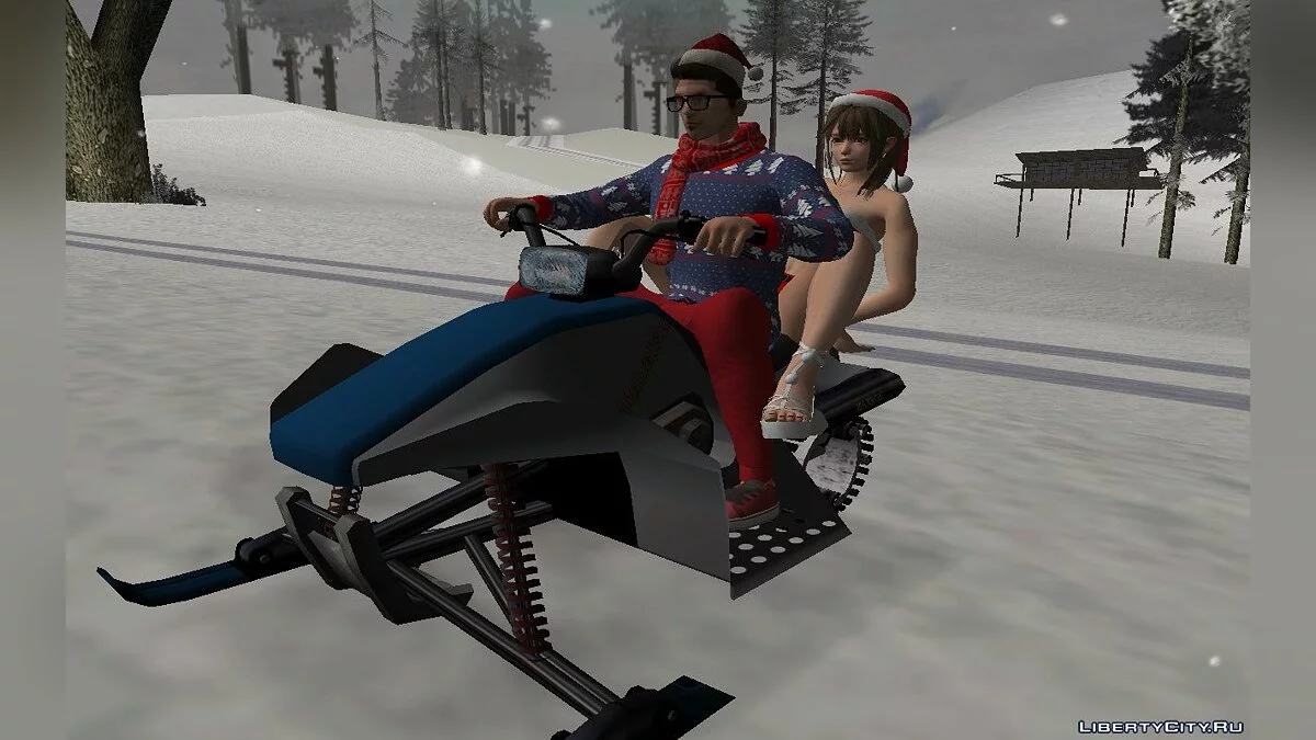 Сборник Рождественских скинов #3 / GTA San Andreas