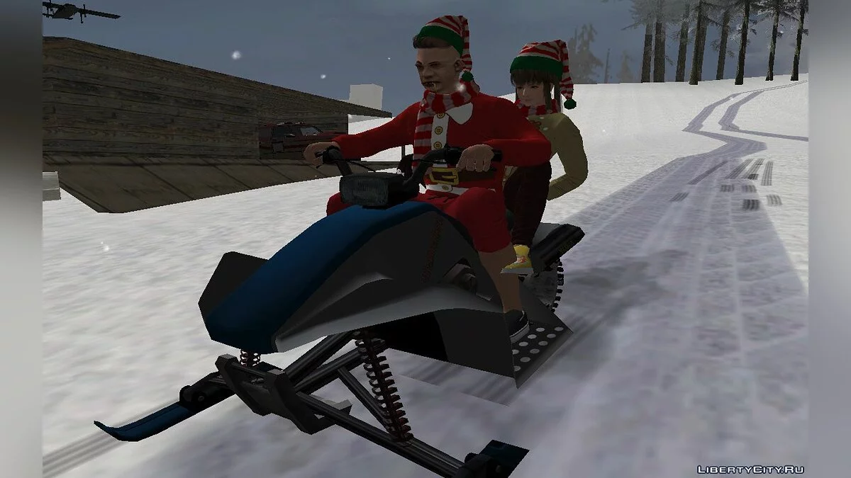 Сборник Рождественских скинов #3 / GTA San Andreas