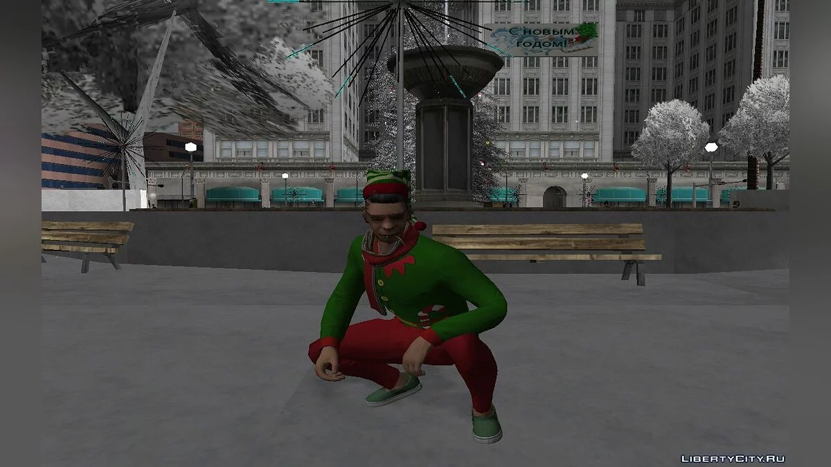 Сборник Рождественских скинов #3 / GTA San Andreas