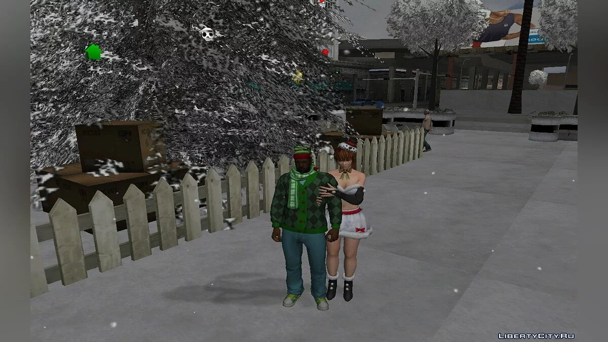 Сборник Рождественских скинов #3 / GTA San Andreas