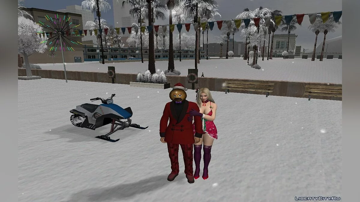 Сборник Рождественских скинов #3 / GTA San Andreas