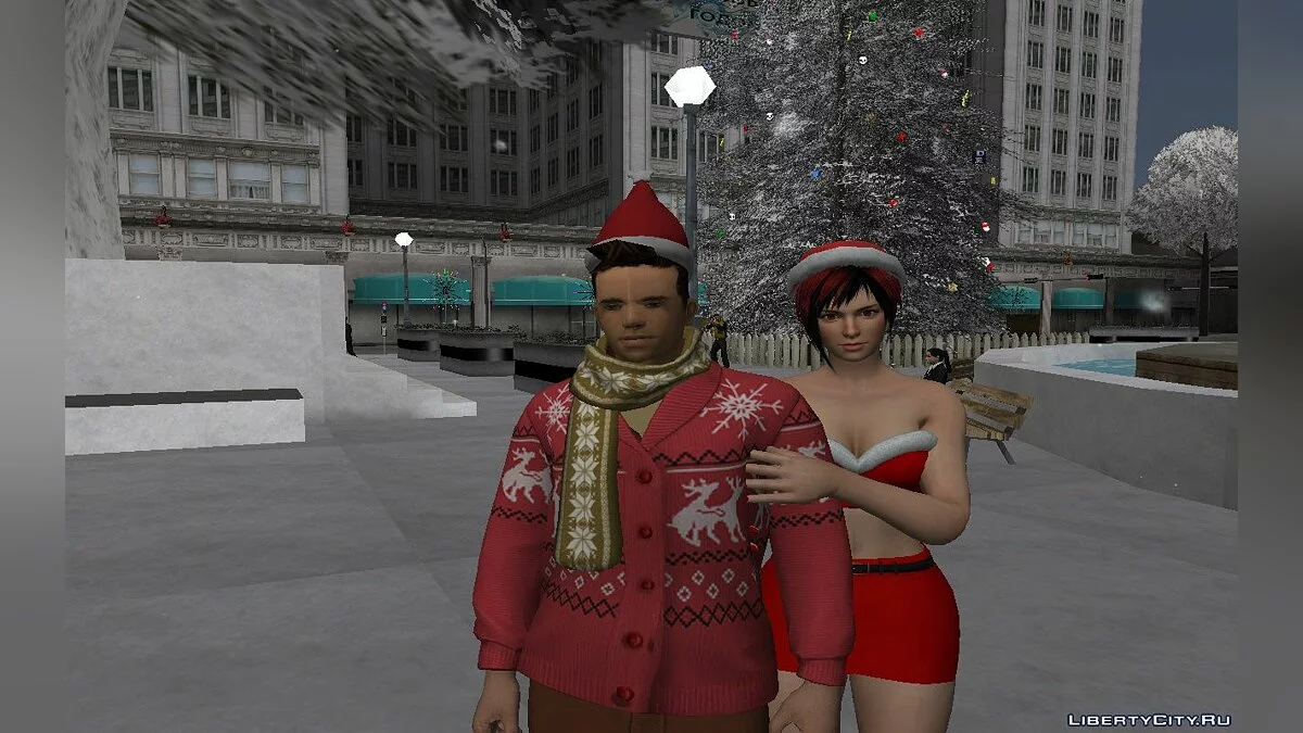 Сборник Рождественских скинов #3 / GTA San Andreas