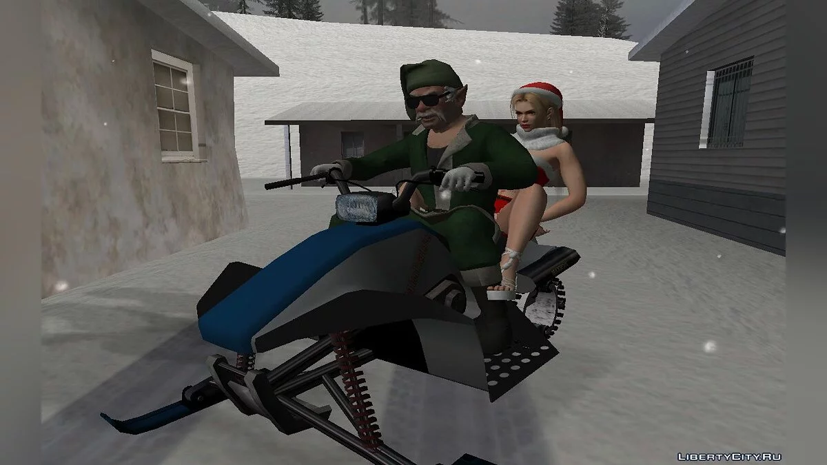 Сборник Рождественских скинов из GTA Online #2 / GTA San Andreas