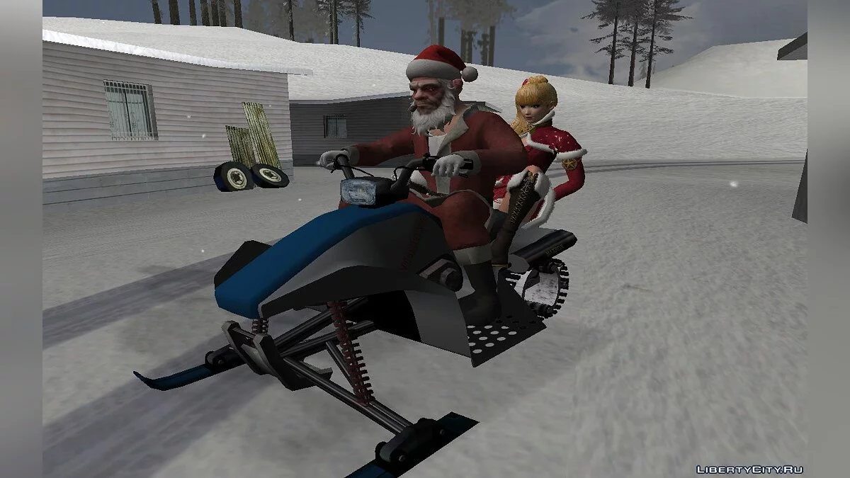 Сборник Рождественских скинов из GTA Online #2 / GTA San Andreas