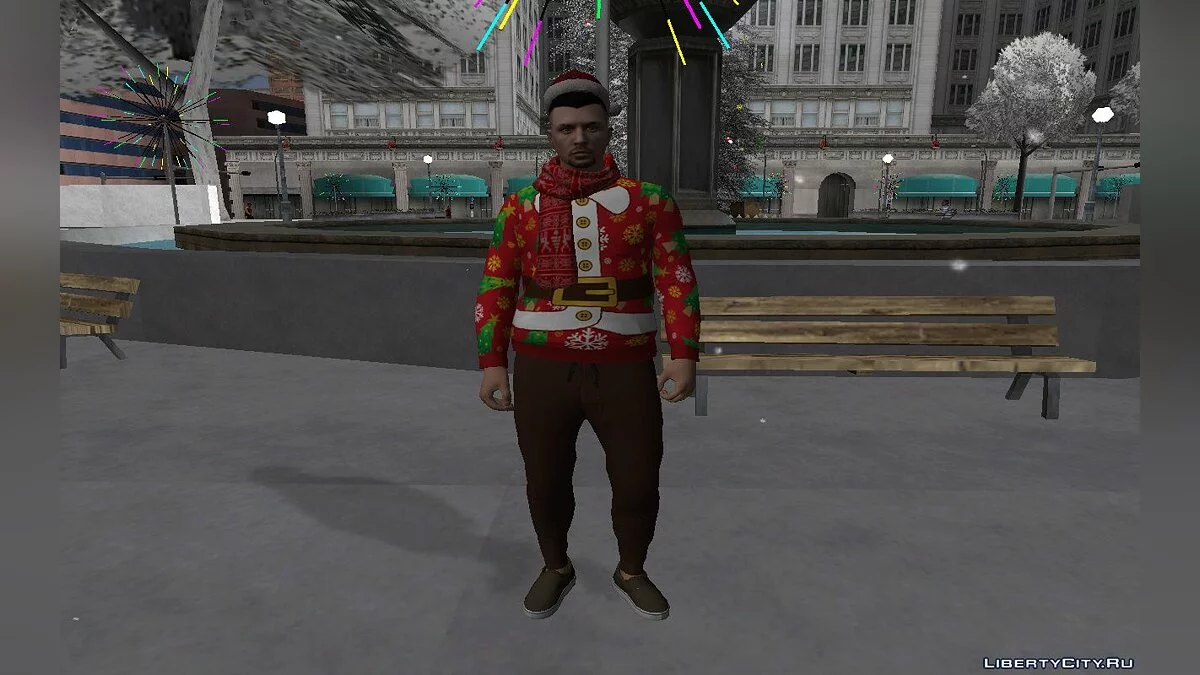 Сборник Рождественских скинов из GTA Online #2 / GTA San Andreas