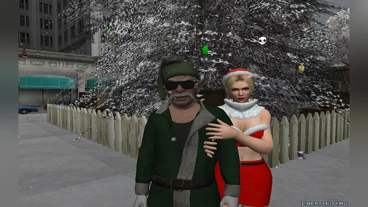 Сборник Рождественских скинов из GTA Online #2 / GTA San Andreas