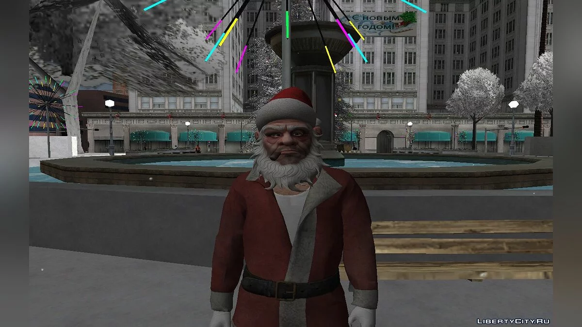 Сборник Рождественских скинов из GTA Online #2 / GTA San Andreas