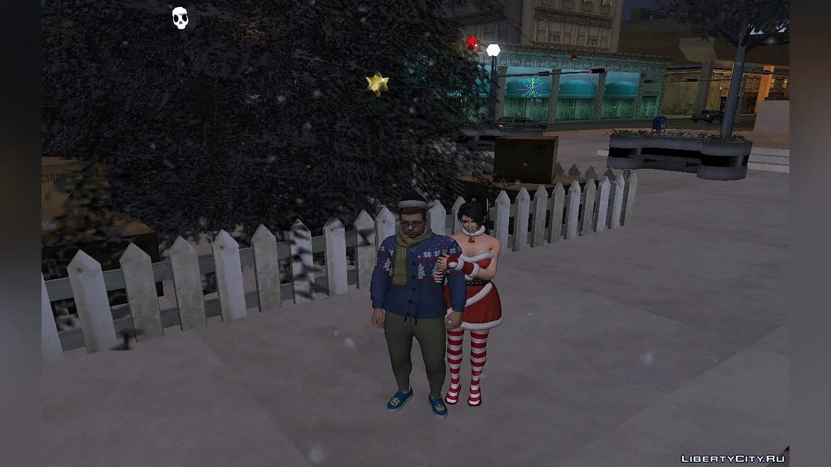 Сборник Рождественских скинов из GTA Online #2 / GTA San Andreas