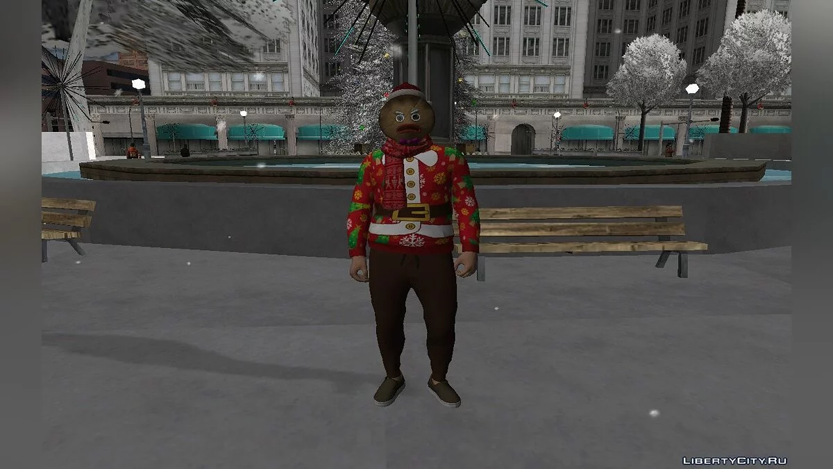 Сборник Рождественских скинов из GTA Online #2 / GTA San Andreas