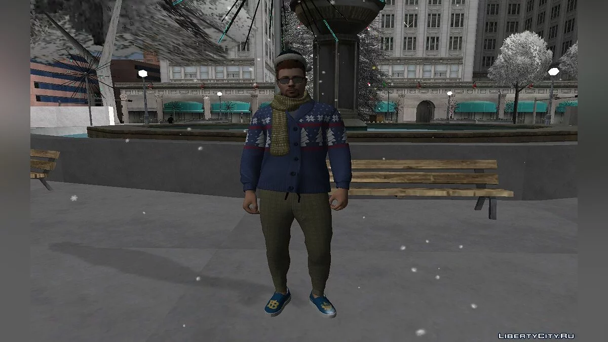 Сборник Рождественских скинов из GTA Online #2 / GTA San Andreas