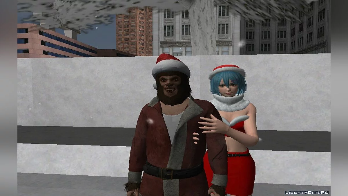 Сборник Рождественских скинов из GTA Online #2 / GTA San Andreas