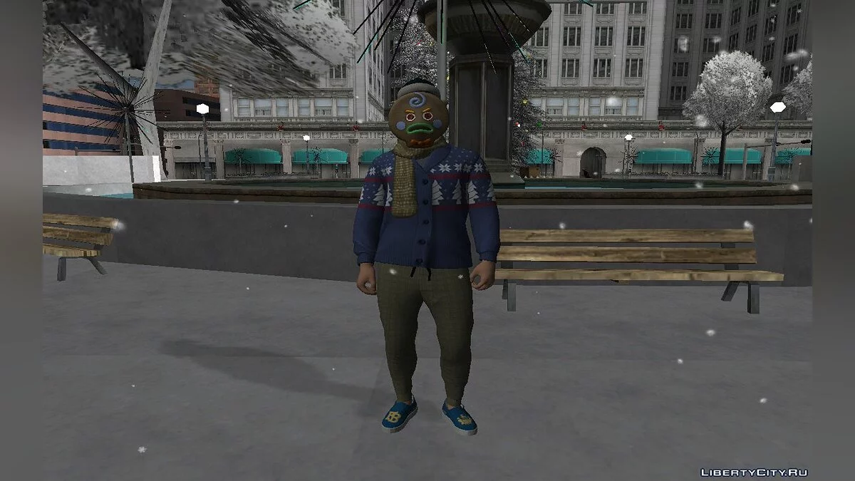 Сборник Рождественских скинов из GTA Online #2 / GTA San Andreas