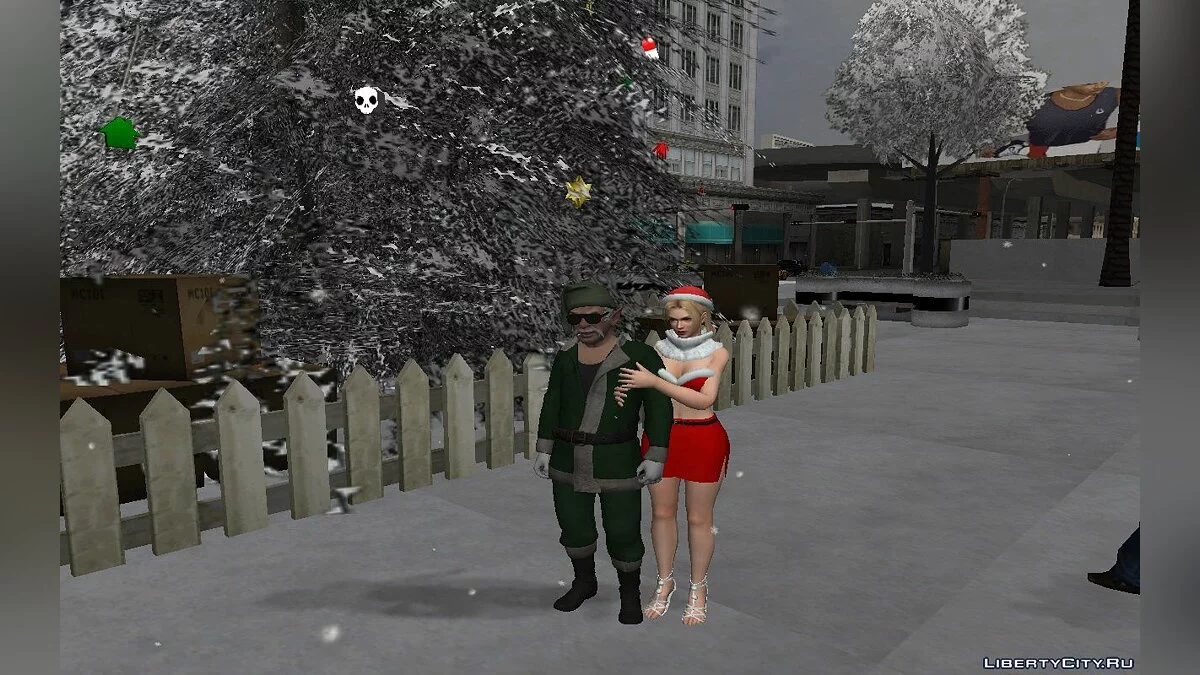 Сборник Рождественских скинов из GTA Online #2 / GTA San Andreas