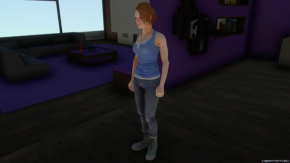 Джилл Валентайн из Resident Evil 3 Remake / GTA San Andreas