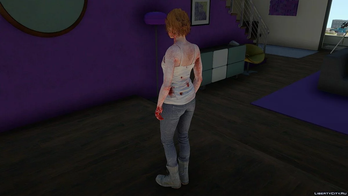 Джилл Валентайн из Resident Evil 3 Remake / GTA San Andreas