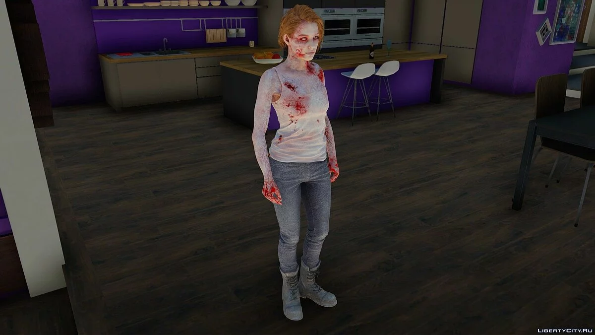 Джилл Валентайн из Resident Evil 3 Remake / GTA San Andreas