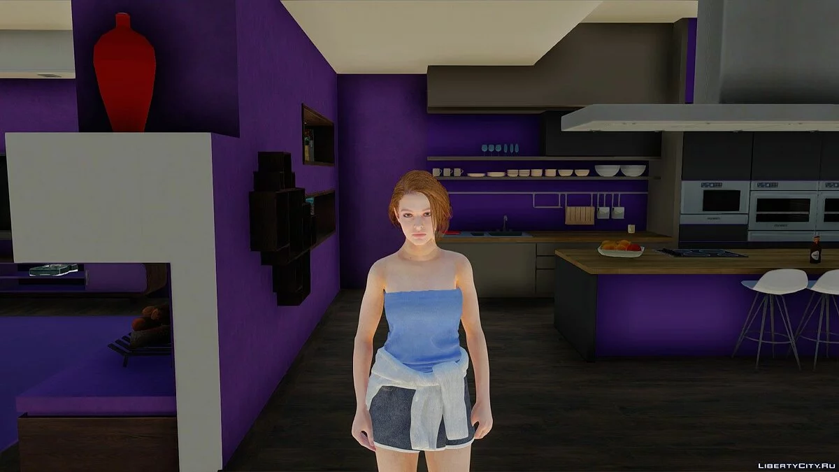 Джилл Валентайн из Resident Evil 3 Remake / GTA San Andreas