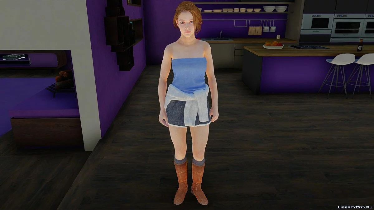 Джилл Валентайн из Resident Evil 3 Remake / GTA San Andreas