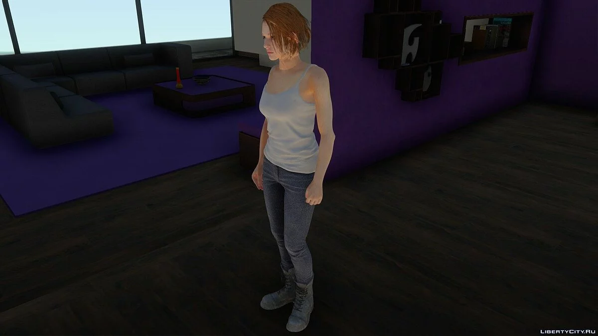 Джилл Валентайн из Resident Evil 3 Remake / GTA San Andreas