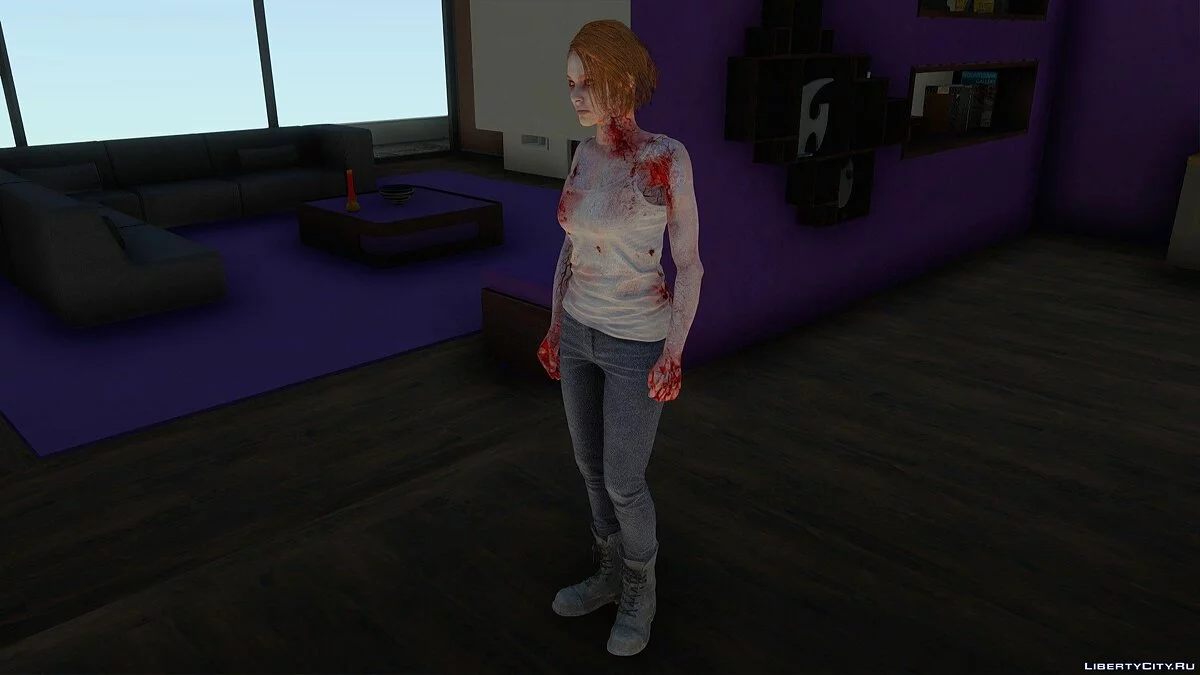 Джилл Валентайн из Resident Evil 3 Remake / GTA San Andreas