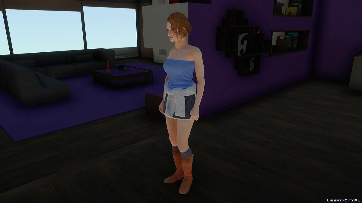 Джилл Валентайн из Resident Evil 3 Remake / GTA San Andreas