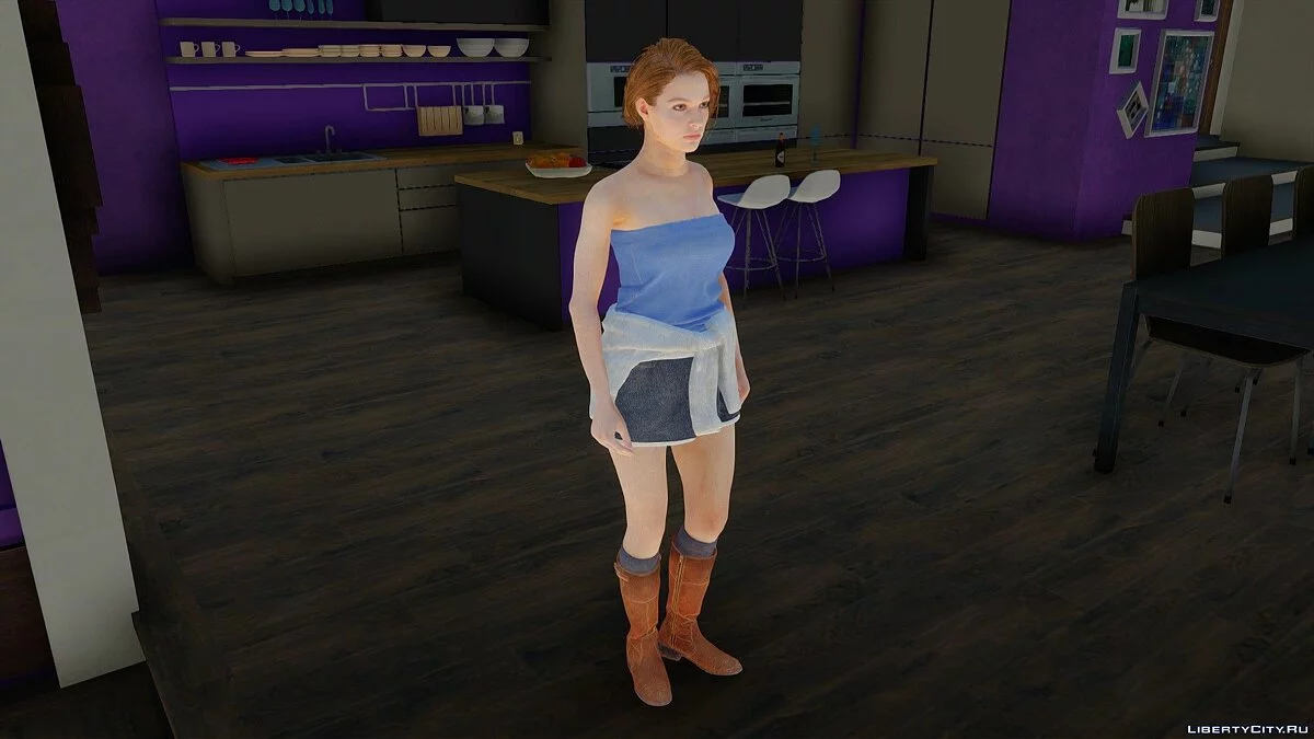 Джилл Валентайн из Resident Evil 3 Remake / GTA San Andreas