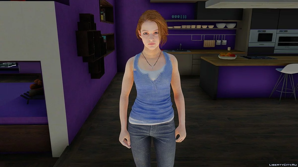 Джилл Валентайн из Resident Evil 3 Remake / GTA San Andreas