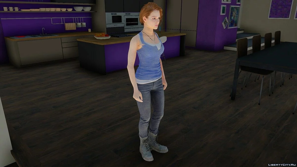 Джилл Валентайн из Resident Evil 3 Remake / GTA San Andreas