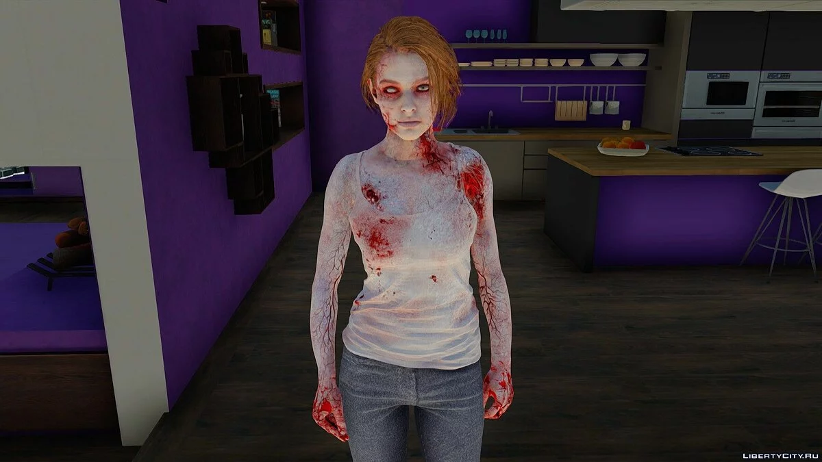 Джилл Валентайн из Resident Evil 3 Remake / GTA San Andreas
