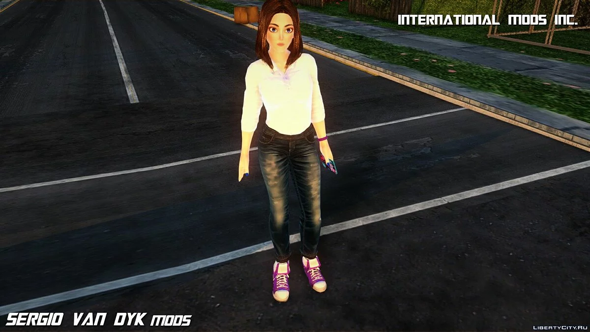 Саманта Самсунг в повседневной одежде / GTA San Andreas