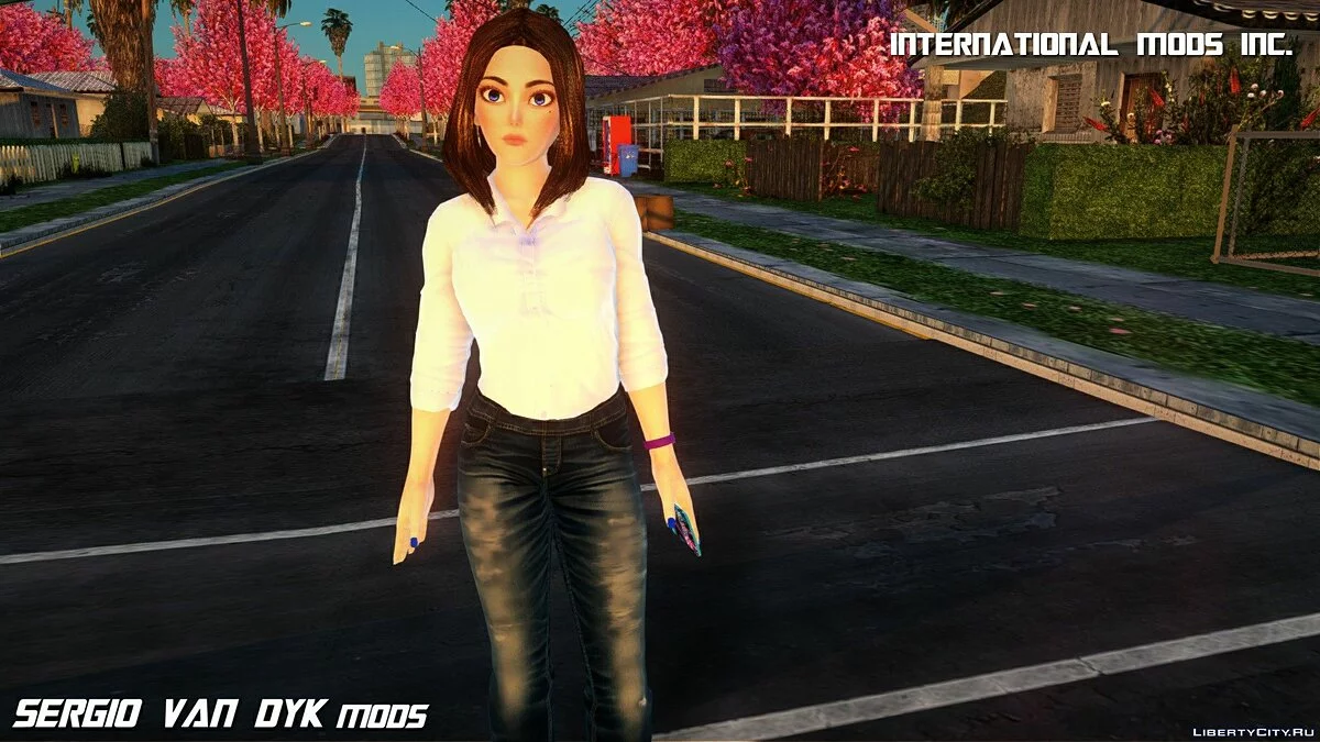 Саманта Самсунг в повседневной одежде / GTA San Andreas