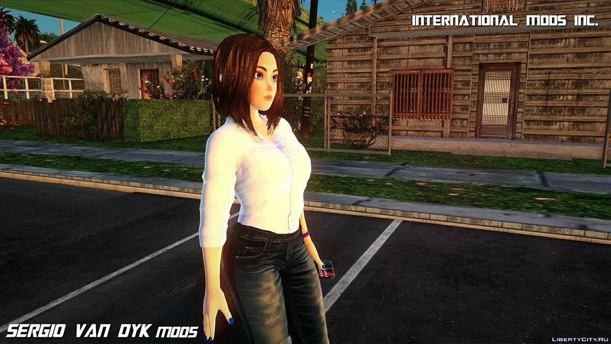 Саманта Самсунг в повседневной одежде / GTA San Andreas