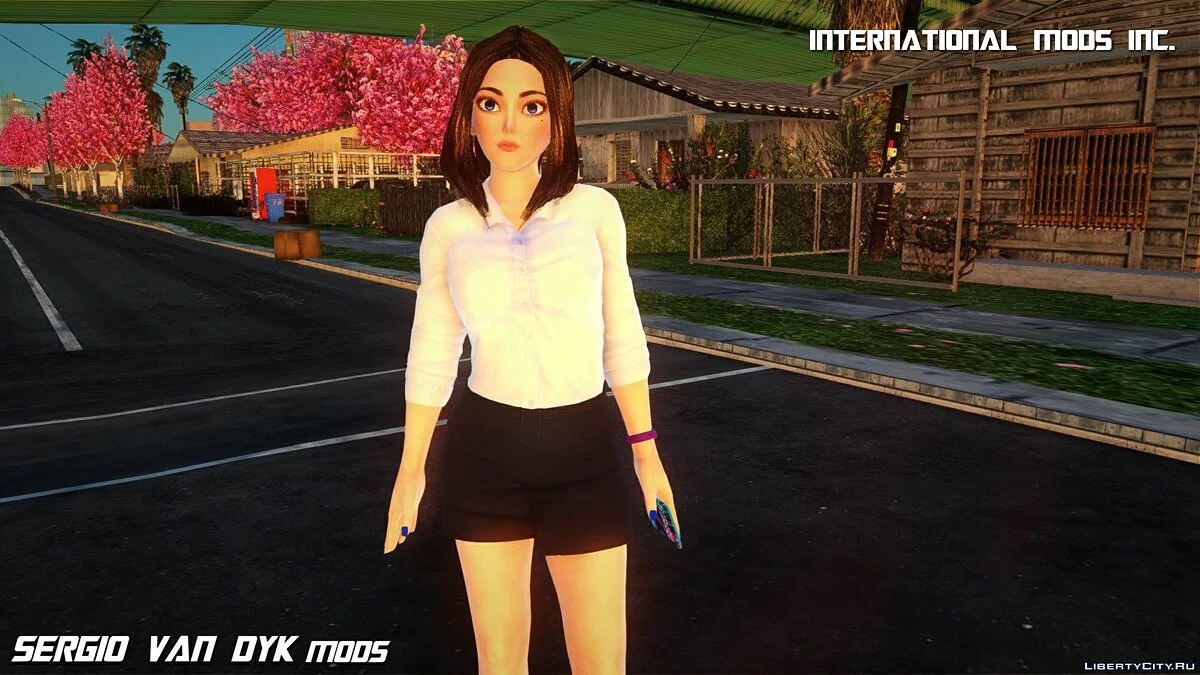 Саманта Самсунг в повседневной одежде / GTA San Andreas