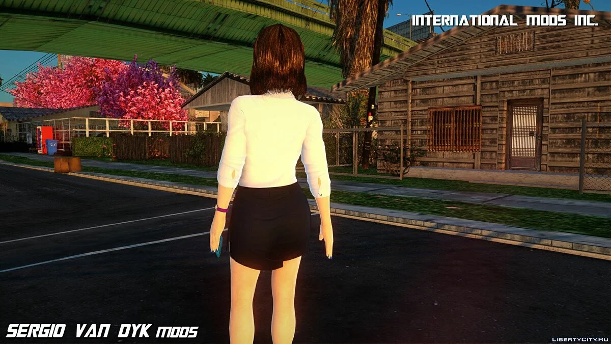 Саманта Самсунг в повседневной одежде / GTA San Andreas