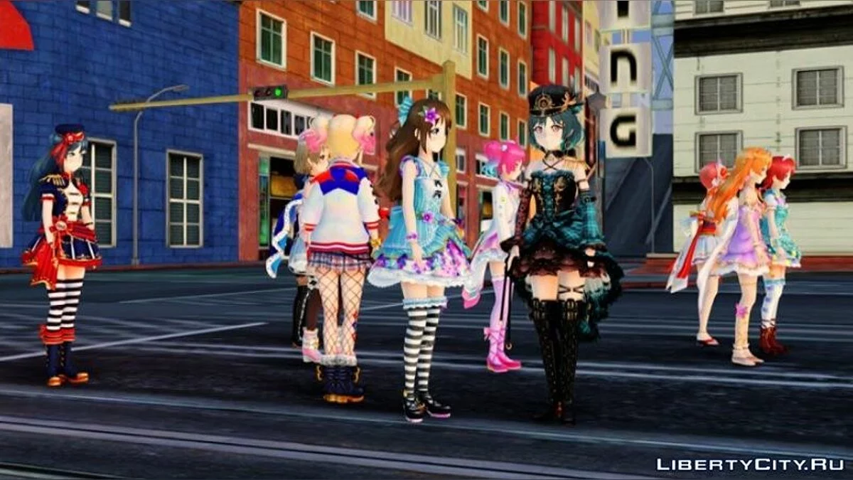 Love Live! Complete Festival URs - сборник скинов / GTA San Andreas