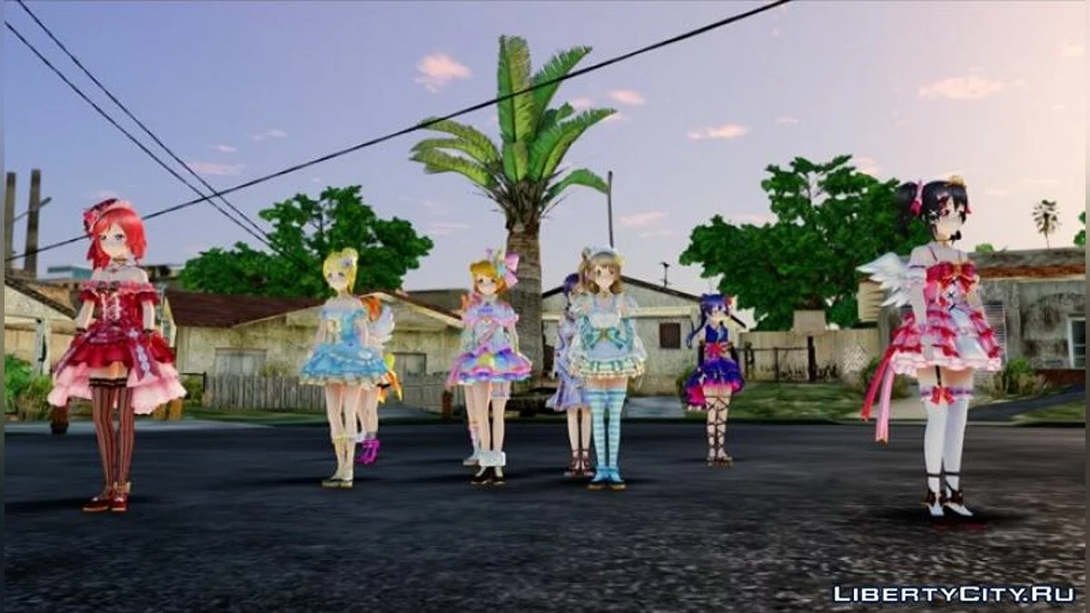 Love Live! Complete Festival URs - сборник скинов / GTA San Andreas