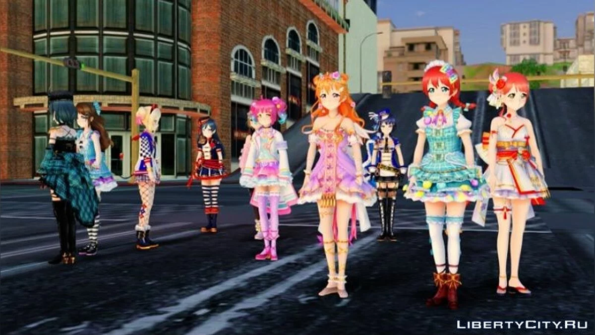 Love Live! Complete Festival URs - сборник скинов / GTA San Andreas