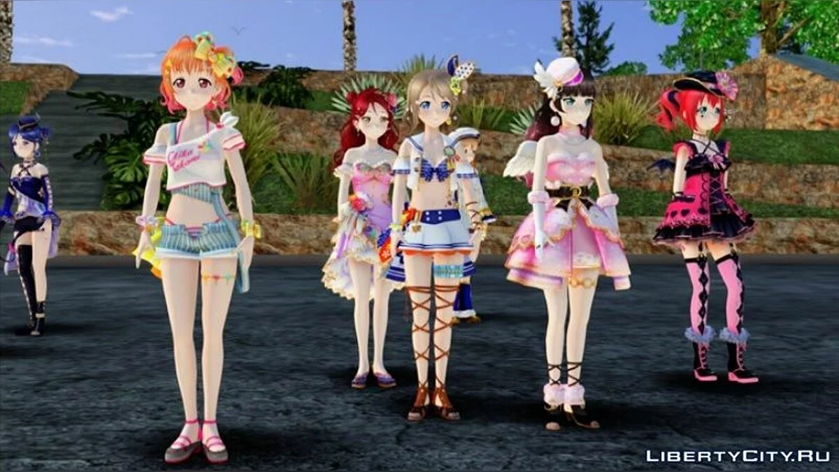 Love Live! Complete Festival URs - сборник скинов / GTA San Andreas