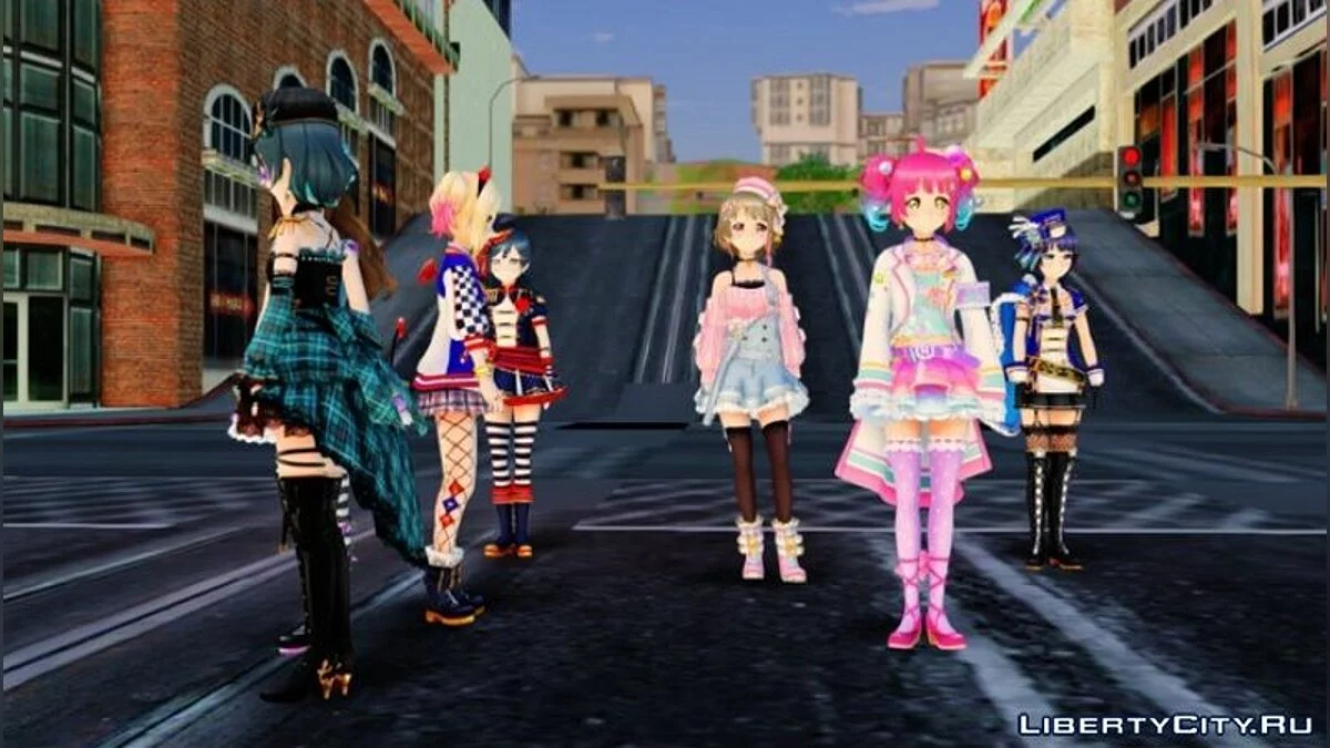 Love Live! Complete Festival URs - сборник скинов / GTA San Andreas